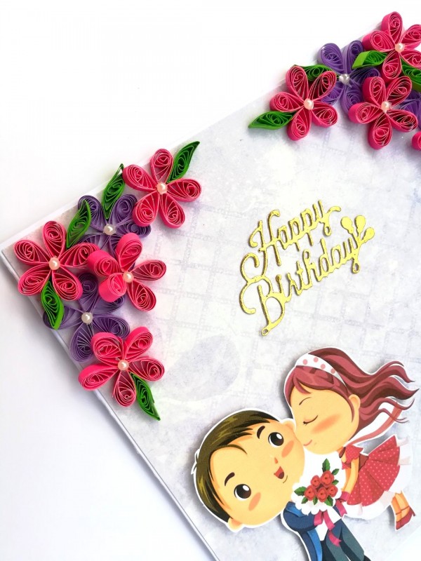 Happy Birthday for Wife or Husband Card image