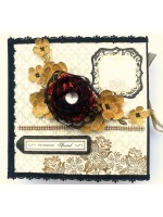 Black & Gold Themed Memories Scrapbook