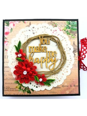 Love Theme Quilled Scrapbook Love Theme Quilled Scrapbook