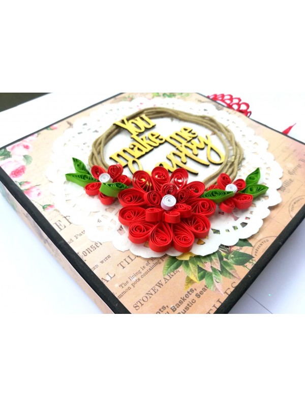 Love Theme Quilled Scrapbook