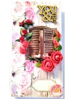 Love/Anniversary Mini Scrapbook Greeting Card