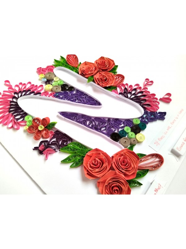 Quilled N Customised Greeting card image