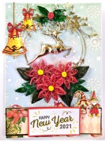 Sparkling New Year Greeting Card - NY17