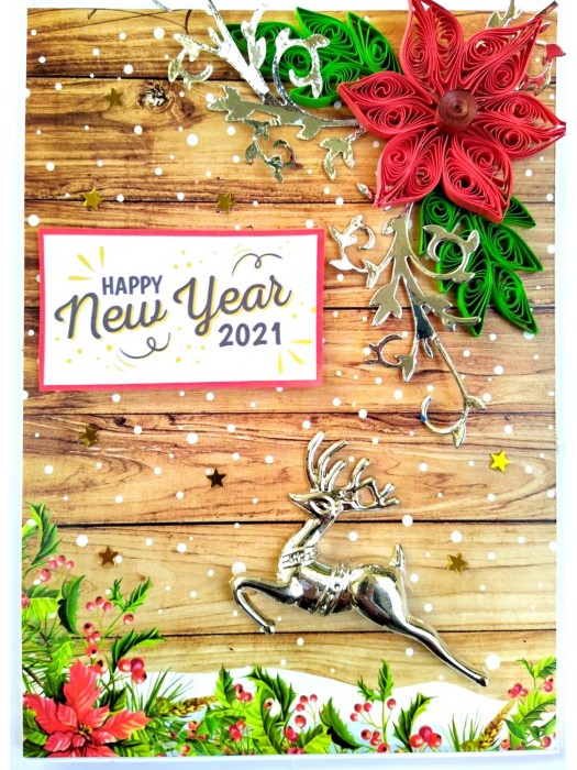 Sparkling New Year Greeting Card - NY15
