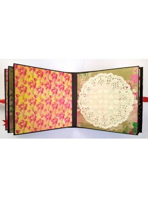 Quilled Red Flowers Happy Birthday Scrapbook  Quilled Red Flowers Happy Birthday Scrapbook
