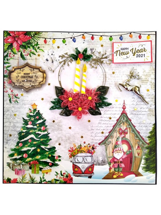 Sparkling BIG New Year Greeting Card - NY18