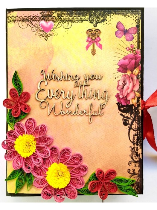 Sparkling Birthday Handmade Scrapbook image