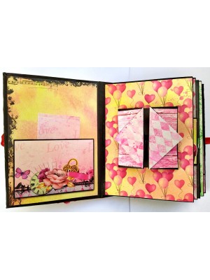 Sparkling Birthday Handmade Scrapbook Sparkling Birthday Handmade Scrapbook