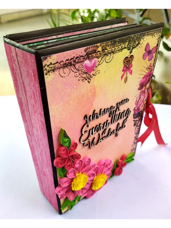 Sparkling Birthday Handmade Scrapbook