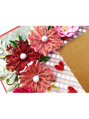 Sparkling Big Large Love Greeting Card Mini Scrapbook  Sparkling Big Large Love Greeting Card Mini Scrapbook