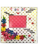 Handmade Love Valentines Mini Scrapbook Card