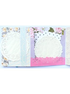 Multicolored Quilled Mini Scrapbook Greeting Card Multicolored Quilled Mini Scrapbook Greeting Card