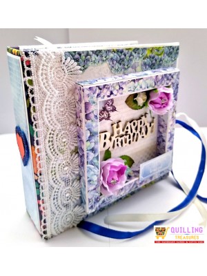 Birthday Scrapbook - Blue themed Birthday Scrapbook - Blue themed