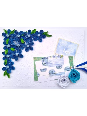 All Blue Collection - Greeting Card 3  All Blue Collection - Greeting Card 3