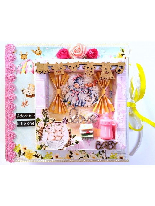 Sparkling Unisex Baby Scrapbook