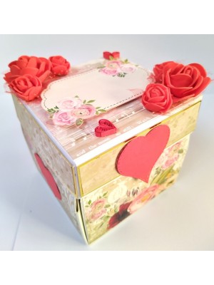 Love and Birthday Red Explosion Box Love and Birthday Red Explosion Box