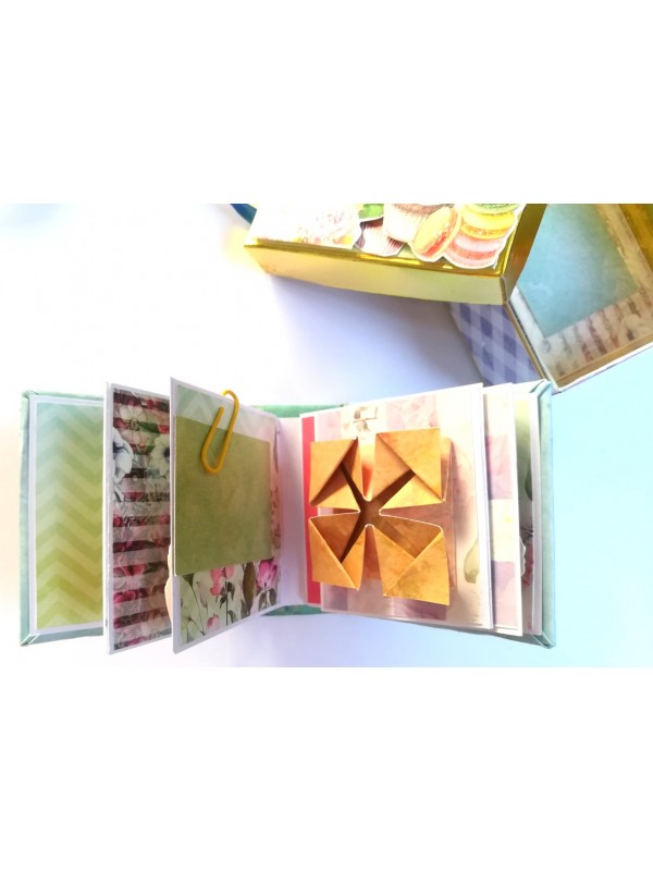 Love/Birthday Miniature Scrapbook Gift box image
