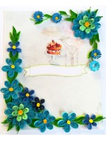 Quilled Blue Themed All Occasion card