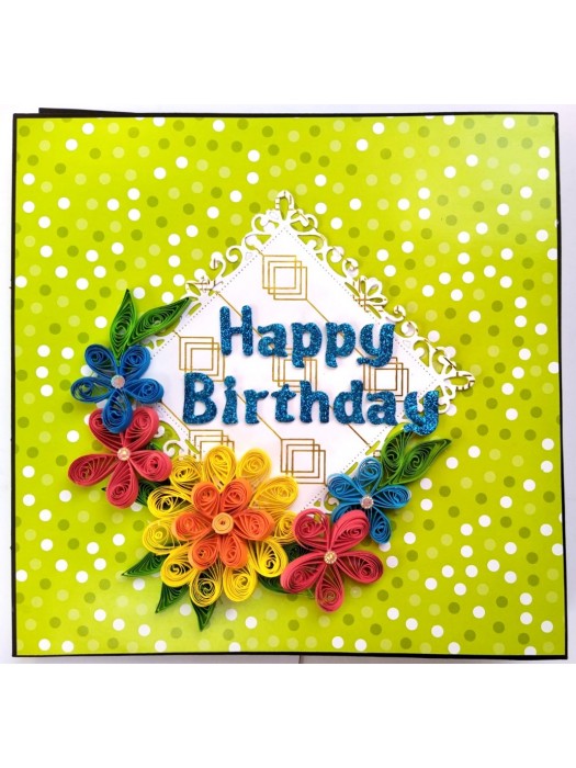 Sparkling Birthday Zigzag Mini Scrapbook