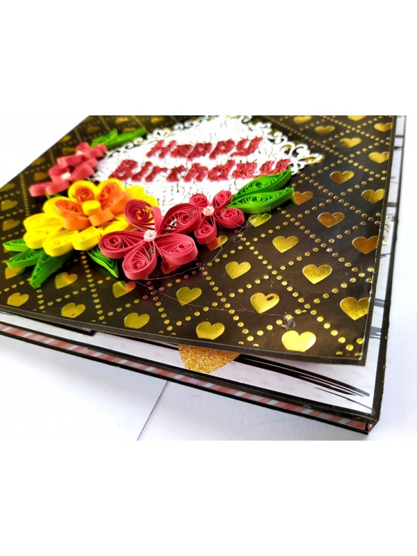 Sparkling Birthday Zigzag Mini Scrapbook image