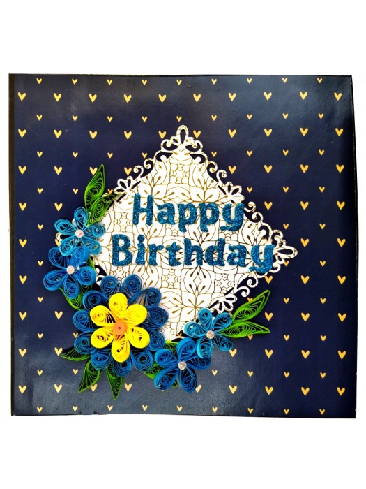 Sparkling Birthday Zigzag Mini Scrapbook image