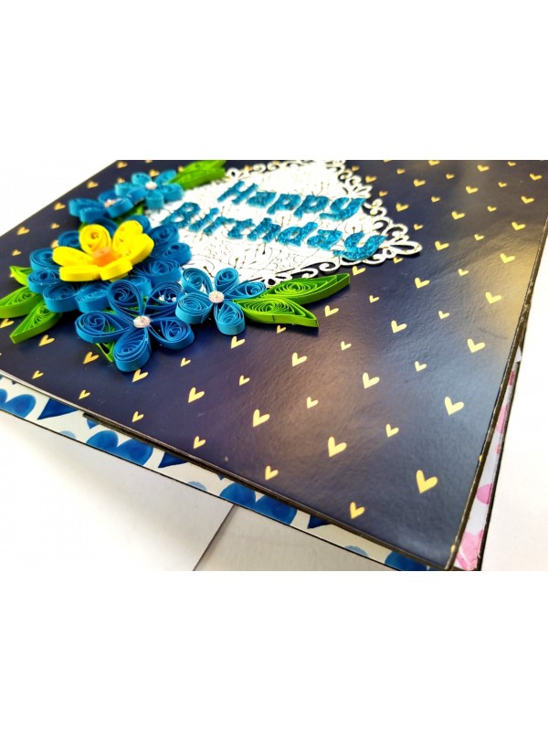 Sparkling Birthday Zigzag Mini Scrapbook