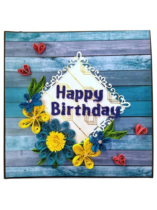 Sparkling Birthday Zigzag Mini Scrapbook image