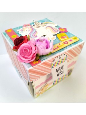 Unicorn themed Birthday Explosion Box Unicorn themed Birthday Explosion Box