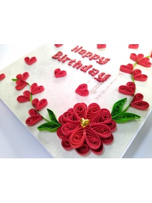 Sparkling Red Quilled Mini Zigzag Scrapbook Sparkling Red Quilled Mini Zigzag Scrapbook