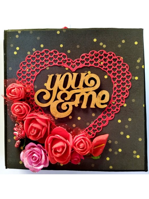 Sparkling Red Birthday / Anniversary Scrapbook - D2 image