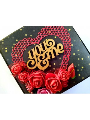 Sparkling Red Birthday / Anniversary Scrapbook - D2
