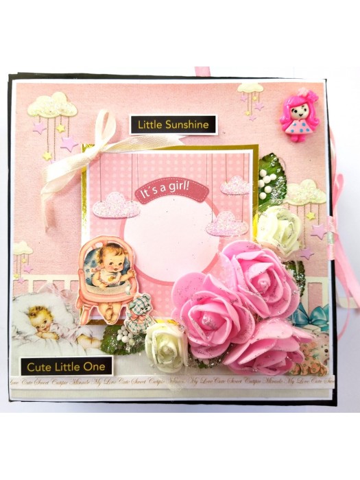 Sparkling Baby Girl Scrapbook image