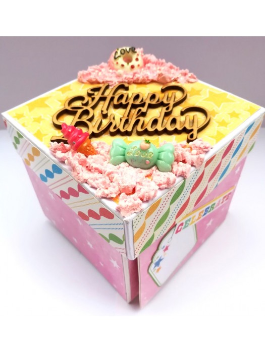 Colorful Sparkling Birthday Explosion Box image