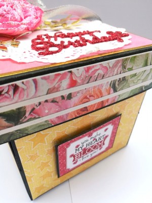 Love & Birthday Handmade Explosion Box Love & Birthday Handmade Explosion Box