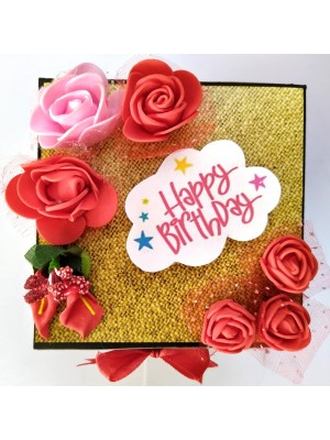 2 layered Love and Birthday Explosion box