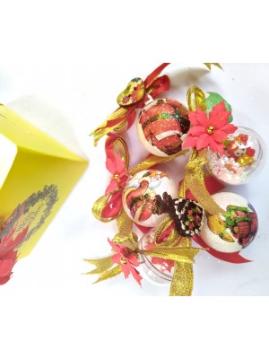 Christmas Ornaments - Pack Of 5 Balls Christmas Ornaments - Pack Of 5 Balls