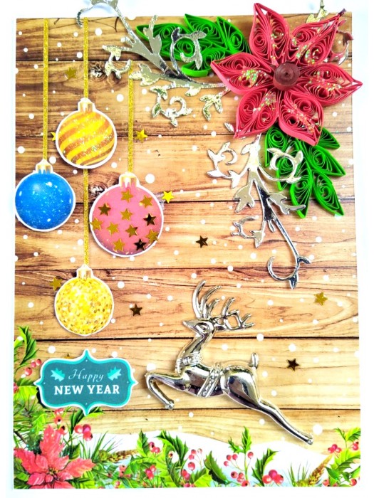  Buy Sparkling New Year Greeting Card - NY25