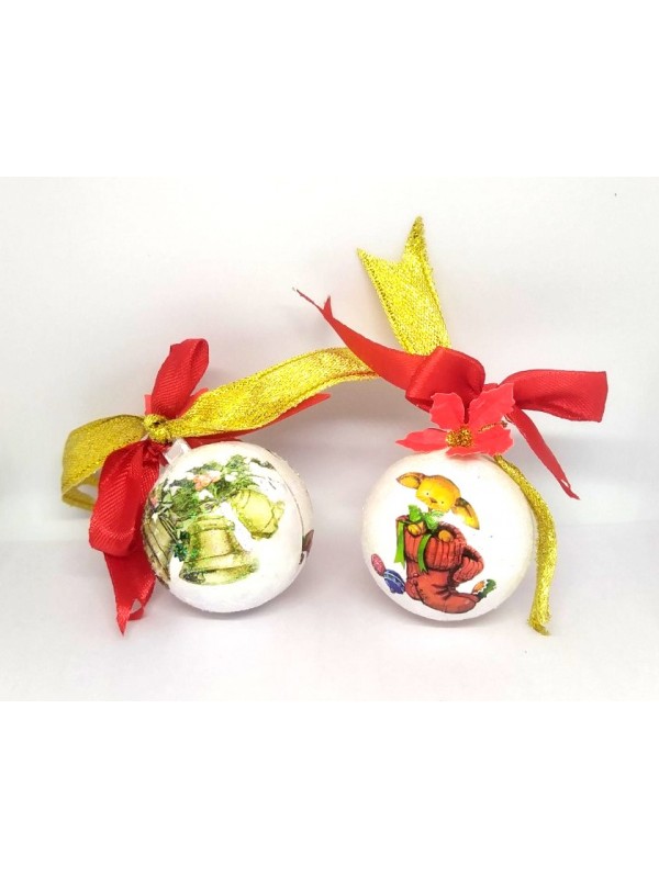 Christmas Ornaments - Pack of 5 Balls