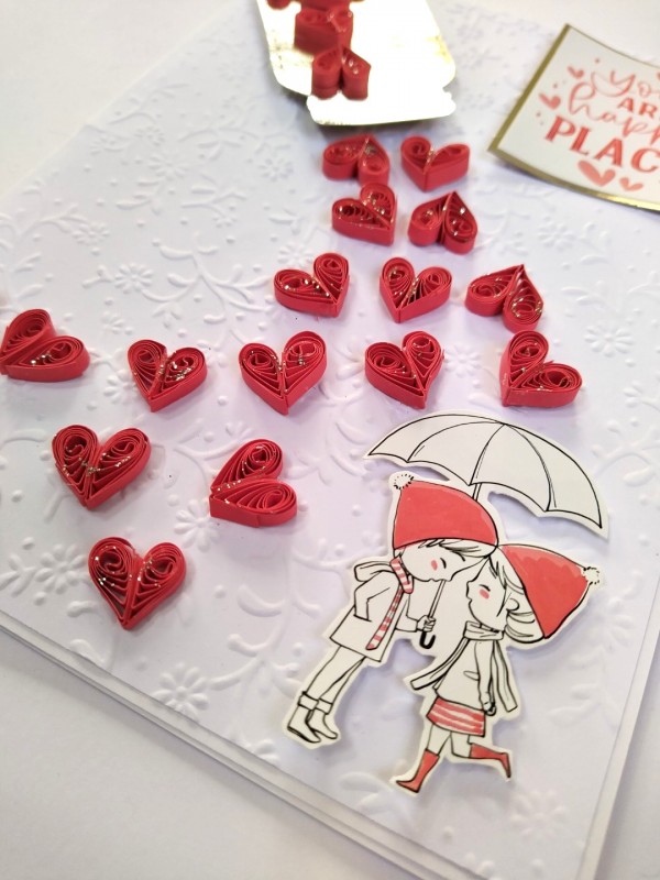 Handmade Valentine Love Card - VAL21B image