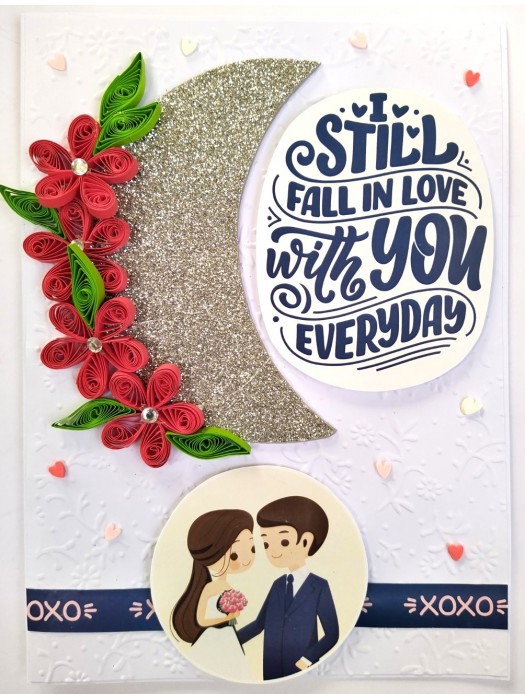 Handmade Valentine Love Card - VAL21C image