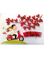 Handmade Valentine Love Card - VAL21D