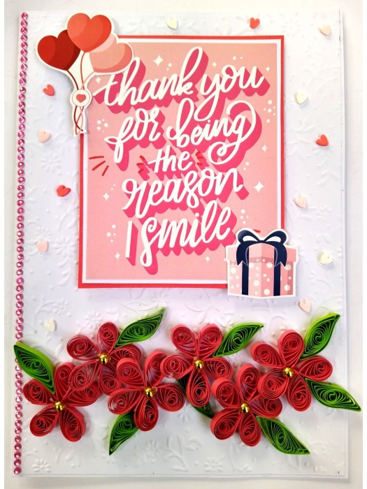 Handmade Valentine Love Card - VAL21E