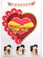 Handmade Valentine Love Card - VAL21F