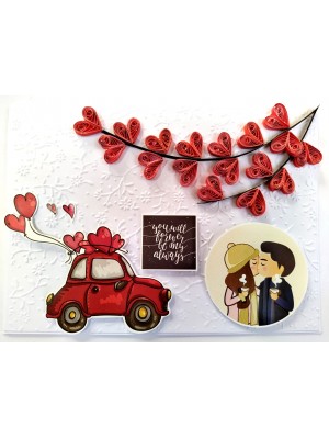 Handmade Valentine Love Card - VAL21G Handmade Valentine Love Card - VAL21G