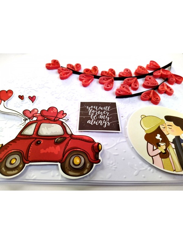 Handmade Valentine Love Card - VAL21G image