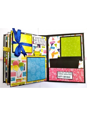 Sparkling Birthday Quilled Scrapbook. Sparkling Birthday Quilled Scrapbook.