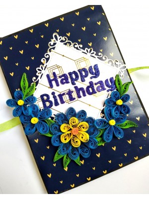 Love and Birthday Male themed 3 fold Mini Scrapbook 