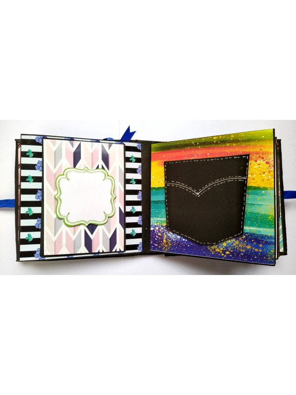 Quilled Male Theme Handmade Scrapbook