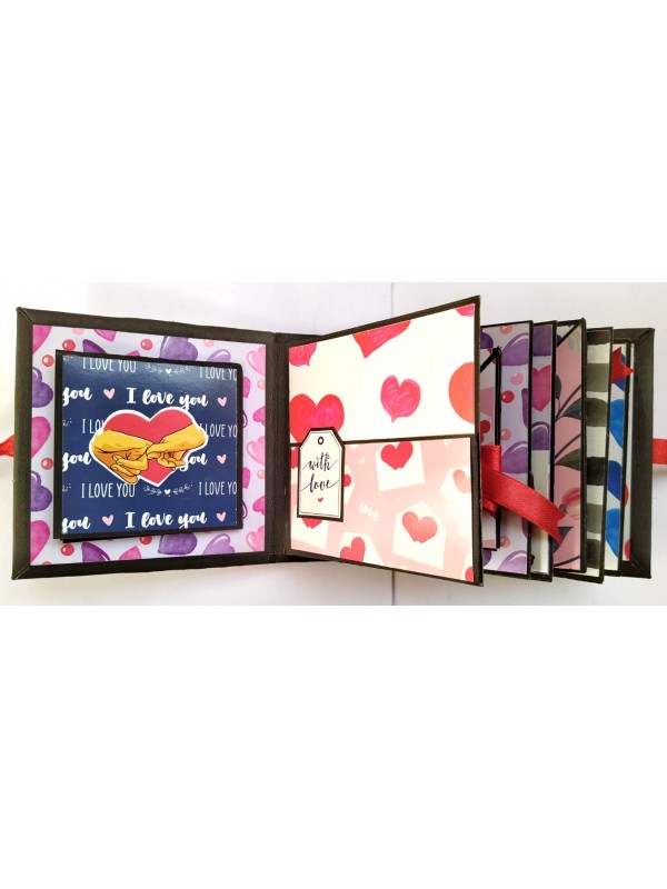 Love/Anniversary/Birthday Pocket Mini Scrapbook image