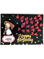 Tree of Hearts Birthday Greeting card